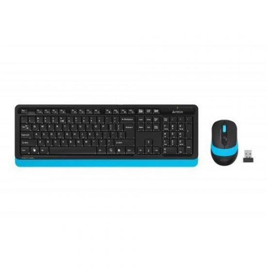 A4 TECH FG1010 Q Kablosuz Mavi Multimedya Klavye/Mouse Set