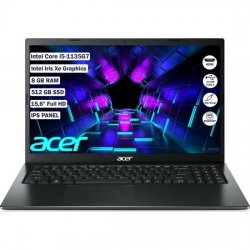 ACER Extensa EX215 i5 1135G7 12GB 512GB SSD 15.6 Full HD Free Dos Taşınabilir Bilgisayar Siyah HC