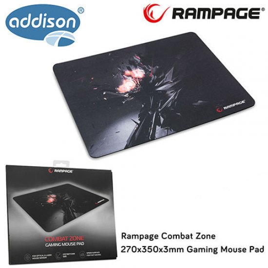 Addison Rampage Combat Zone 270x350x3mm Gaming Mouse Pad