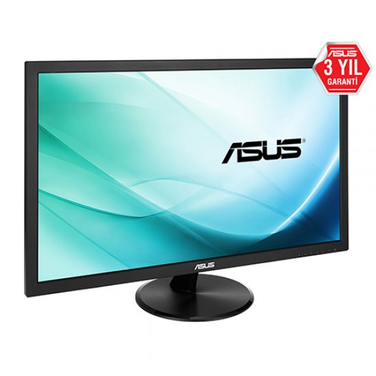 ASUS 23.6 VP247T 1Ms 60Hz M.M D-SUB DVI Full HD Led Monitör Siyah