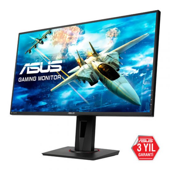 ASUS 27 VG278QR 0,5Ms 165Hz M.M HDMI+DP+D-DVI-D Full HD Lcd Monitör Siyah