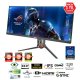 ASUS 34 PG348Q 5Ms 100Hz M.M D-SUB+HDMI+USB Curved Led Monitör Siyah