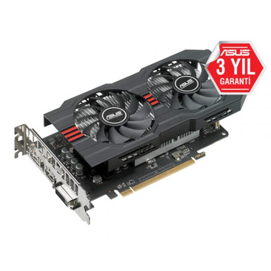 ASUS AMD 2GB RX 560 GDDR5 128 Bit RX560-O2G HDMI DVI-D DP