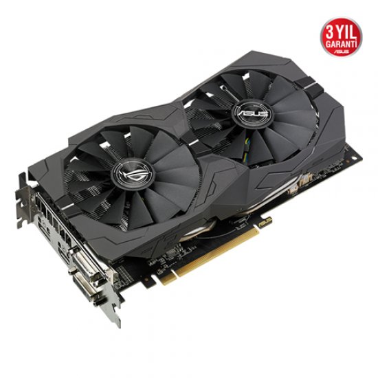 ASUS AMD 8GB RX 570 GDDR5 256 Bit ROG-STRIX-RX570-O8G-GAMING 2xDVI HDMI DP