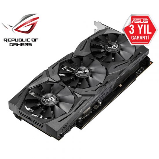 ASUS AMD 8GB RX Vega64 HBM2 2048 Bit ROG-STRIX-RXVEGA64-O8G-GAMING 2xHDMI 2xDP DVI