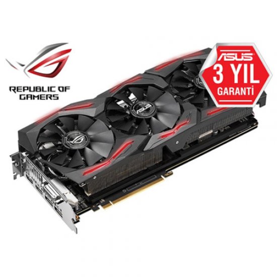 ASUS AMD 8GB RX Vega64 HBM2 2048 Bit ROG-STRIX-RXVEGA64-O8G-GAMING 2xHDMI 2xDP DVI