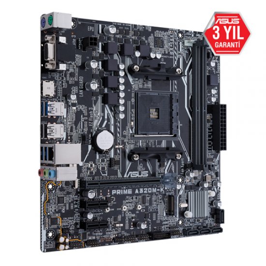 ASUS AMD PRIME A320M-K/CSM A320 DDR4 3200 GLAN AM4 M.2 USB 3.1