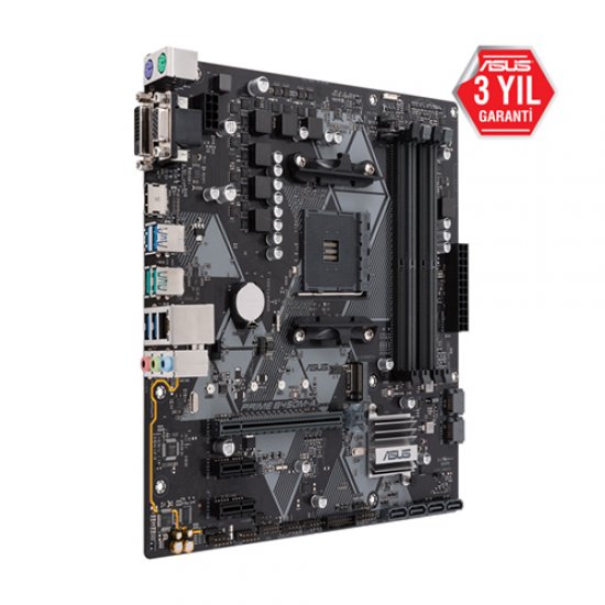 ASUS AMD PRIME B450M-A-CSM B450 DDR4 4400(OC) HDMI+DVI-D+VGA GLAN AM4 M.2 SATA USB3.1