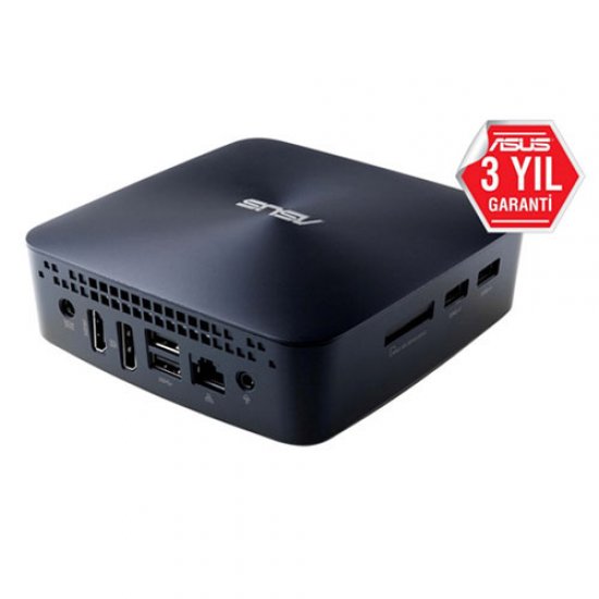 ASUS BAREBONE UN65H M5136M i5 6200U 2.30 GHz 8GB 256GB M2 SSD Tümleşik VGA Dos Mini PC