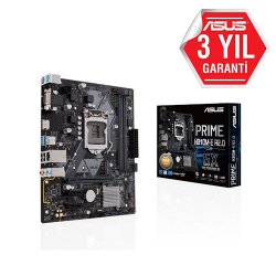 ASUS INTEL PRIME H310M-E R2.0 H310 DDR4 2666 VGA HDMI DP GLAN 1151P-8 M.2 SATA USB3.1