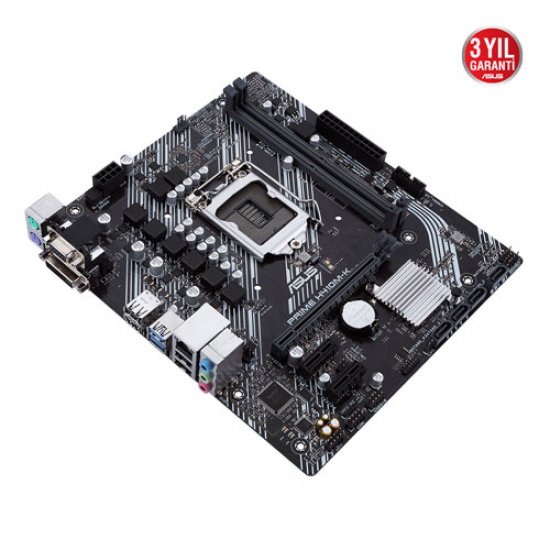 ASUS INTEL PRIME H410M-K DDR4 2933 VGA+DVI-D 1200P mATX (10. Nesil)