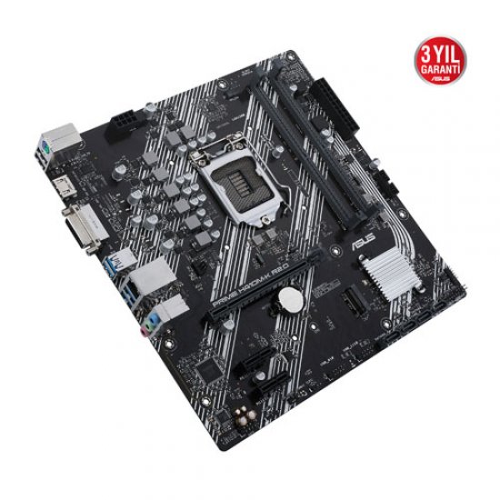 ASUS INTEL PRIME H410M-K R2.0 DDR4 2933 HDMI+DVI-D M.2 1200P mATX (10. Nesil)