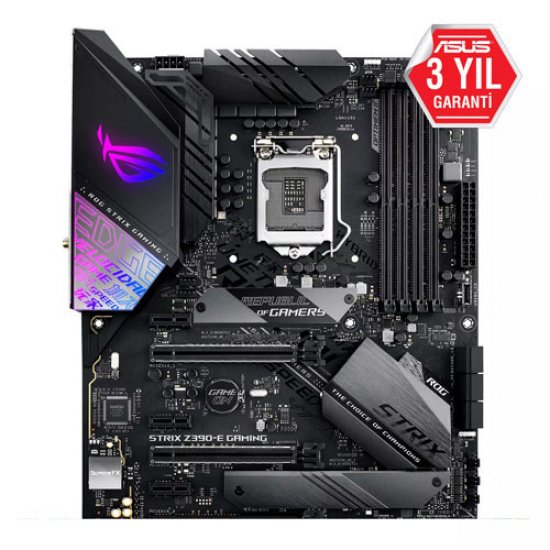 ASUS INTEL Z390 ROG STRIX Z390-E GAMING Z390 DDR4 4266z+ HDMI 1151P-9 ATX Anakart