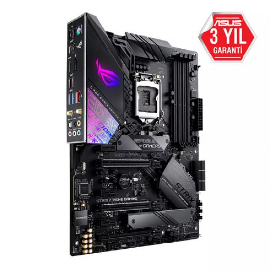 ASUS INTEL Z390 ROG STRIX Z390-E GAMING Z390 DDR4 4266z+ HDMI 1151P-9 ATX Anakart