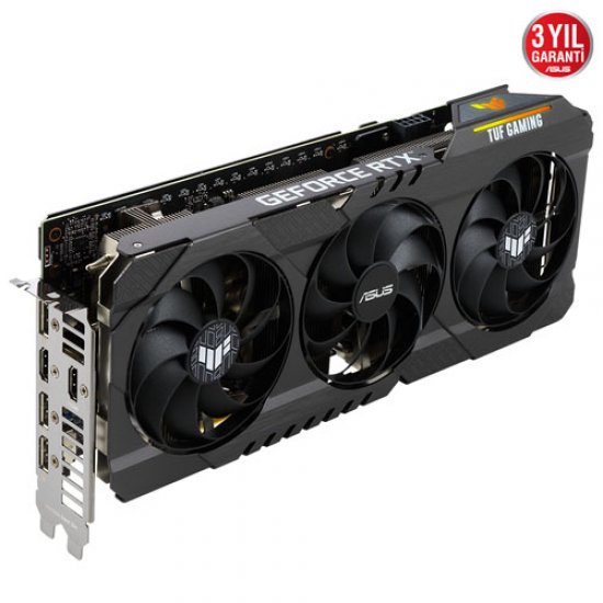 ASUS Nvidia 12GB RTX3060 TUF GDDR6 192 Bit TUF-RTX3060-O12G-V2-GAMING 2xHDMI 3xDP