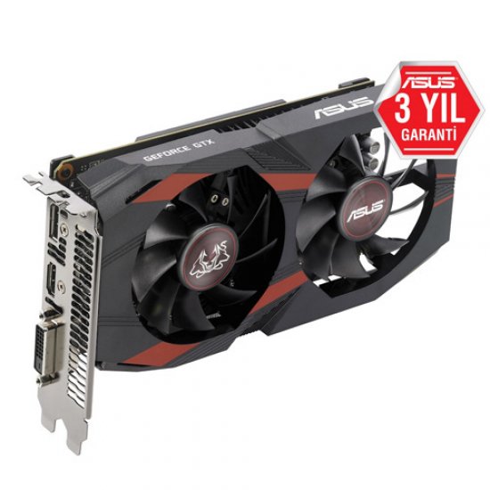 ASUS Nvidia 4GB GTX1050 Ti GDDR5 128 Bit CERBERUS-GTX1050TI-A4G HDMI DVI-D DP