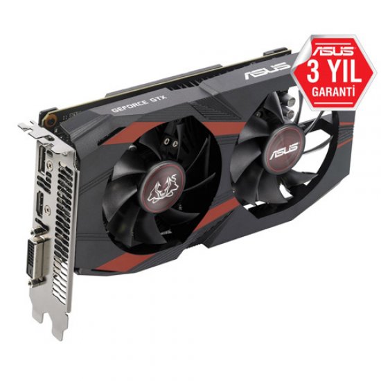 ASUS Nvidia 4GB GTX1050 Ti GDDR5 128 Bit CERBERUS-GTX1050TI-O4G HDMI DVI-D DP