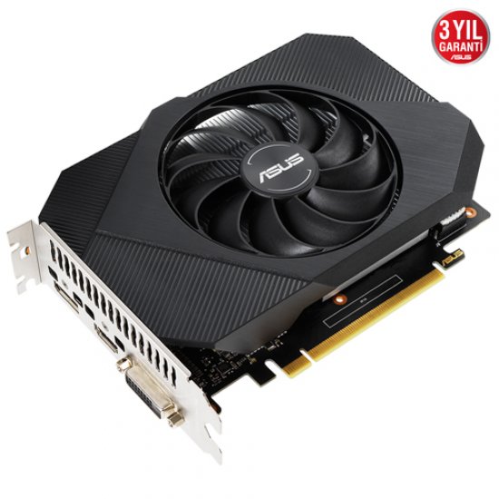 ASUS Nvidia 4GB GTX1650 PHOENIX GDDR6 128 Bit PH-GTX1650-O4GD6-P HDMI DVI DP