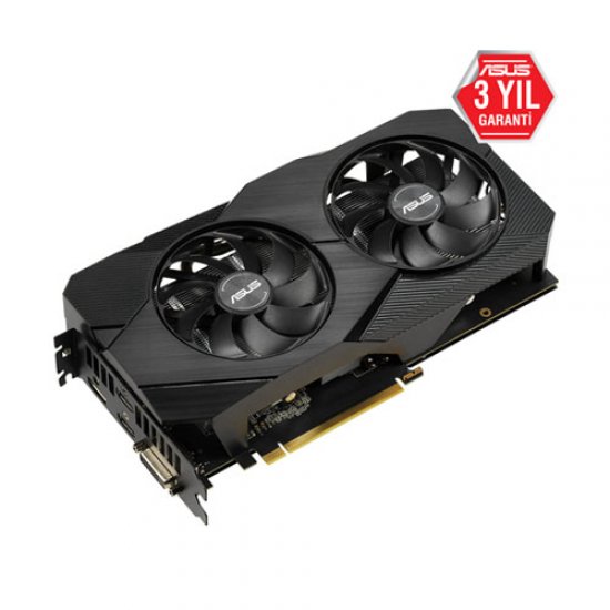 ASUS Nvidia 6GB RTX2060 DUAL GDDR6 192 Bit DUAL-RTX2060-6G-EVO 2xHDMI DVI DP