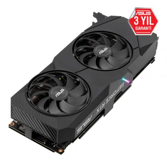 ASUS Nvidia 8GB RTX2060S DUAL GDDR6 256 Bit DUAL-RTX2060S-O8G-EVO 2xHDMI 2xDP DVI