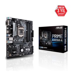 ASUS PRIME B365M-A B365 DDR4 2666 Raid 0,1,5,10 HDMI DVI VGA M2 USB3.1 1151P MATX WIN7+WIN10 DESTEKLİ