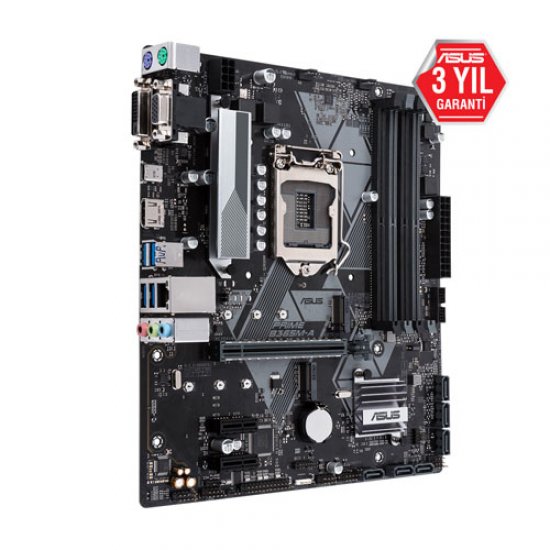 ASUS PRIME B365M-A B365 DDR4 2666 Raid 0,1,5,10 HDMI DVI VGA M2 USB3.1 1151P MATX WIN7+WIN10 DESTEKLİ