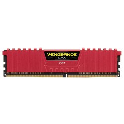 CORSAIR Vengeance Lpx Kırmızı 16GB (2x8GB) 2400Mhz DDR4 Soğutuculu CL14 Pc Ram CMK16GX4M2A2400C14R