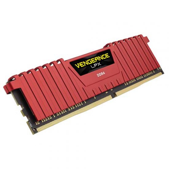 CORSAIR Vengeance Lpx Kırmızı 8GB 2400Mhz DDR4 Soğutuculu CL16 Pc Ram CMK8GX4M1A2400C16R