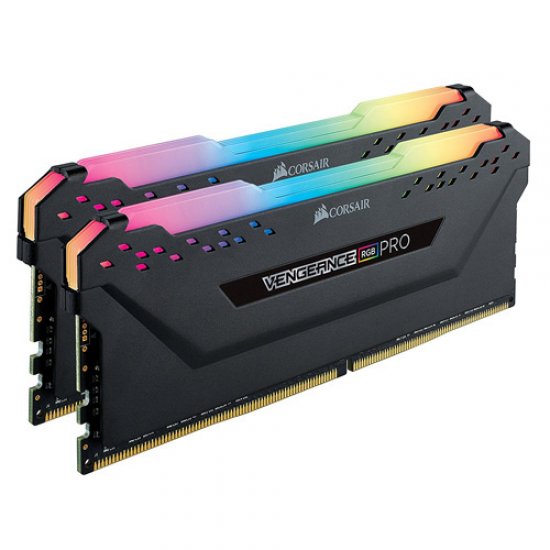 CORSAIR VENGEANCE RGB PRO GAMING 16GB (2x8GB) 3200Mhz DDR4 Soğutuculu CL16 Pc Ram CMW16GX4M2C3200C16