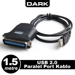 Dark DK-CB-USB2XLPT USB/LPT Dönüştürücü Printer Kablosu ( 1.5 Metre )