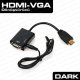 Dark DK-HD-AHDMIXVGA HDMI to VGA SES Aktif Dönüştürücü