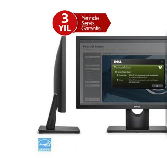 DELL 21.5 E2218HN 5Ms VGA HDMI Led Monitör Siyah