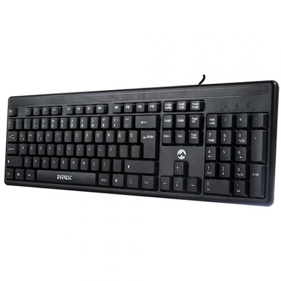 EVEREST KB-1002 Q Usb Standart Siyah Klavye