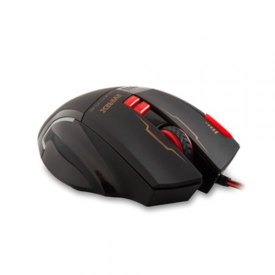 Everest Rampage SGM-X10 Usb Optik Siyah Gaming Mouse+Mouse Pad