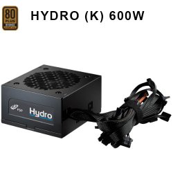 FSP HYDRO K 600W AKTIF PFC 80+ BRONZE Atx Power Supply 120mm Fanlı