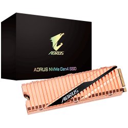 GIGABYTE AORUS GEN4 M.2 1TB SSD PCI-Express 4.0x4, NVMe 1.3 5000/4400 GP-ASM2NE6100TTTD BAKIR SOĞUTMA