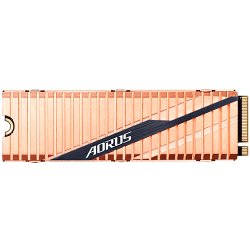 GIGABYTE AORUS GEN4 M.2 1TB SSD PCI-Express 4.0x4, NVMe 1.3 5000/4400 GP-ASM2NE6100TTTD BAKIR SOĞUTMA