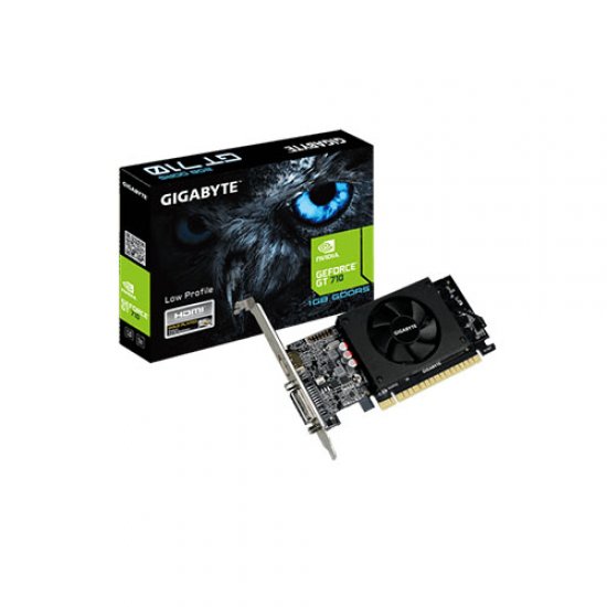 GIGABYTE Nvidia 1GB GT710 DDR3 64 Bit GV-N710D5-1GL HDMI DVI