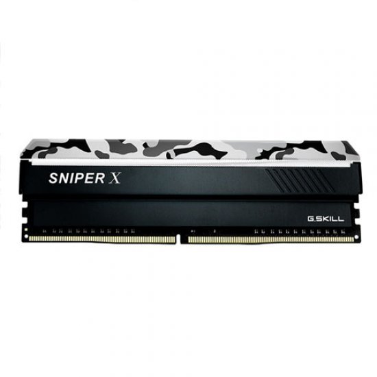 GSKILL SniperX Gri Kamuflaj 16GB (2x8GB) 3000Mhz DDR4 CL16 Pc Ram F4-3000C16D-16GSXWB DUAL (16-18-18-38)