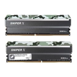 GSKILL SniperX Orman Kamuflaj 16GB (2x8GB) 3000Mhz DDR4 CL16 F4-3000C16D-16GSXFB