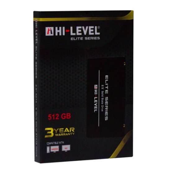 HI-LEVEL Elite Serisi 2.5 512GB SSD SATA3 560/540 HLV-SSD30ELT/512G