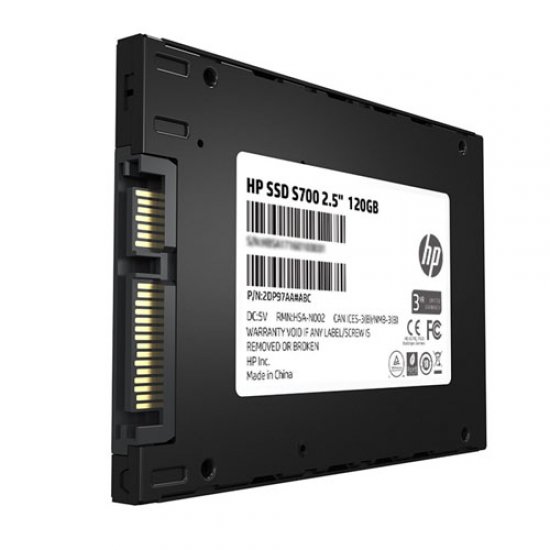 Hp S700 2.5 120GB SSD SATA III 561-511MB/s 2DP97AA 3D NAND