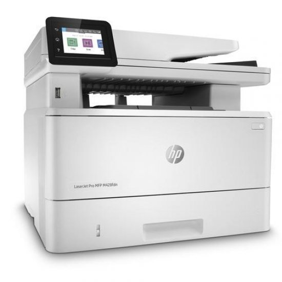 HP W1A29A LaserJet M428FDN Mono A4 Yazıcı Fotokopi Tarayıcı Fax Dublex 38 ppm S/B USB 2.0, Network