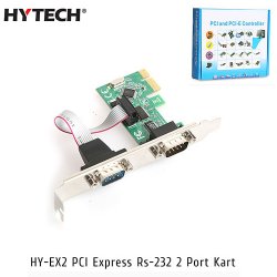 Hytech HY-EX2 2 Port Pcı Express To Rs232 Pcı Express Kart