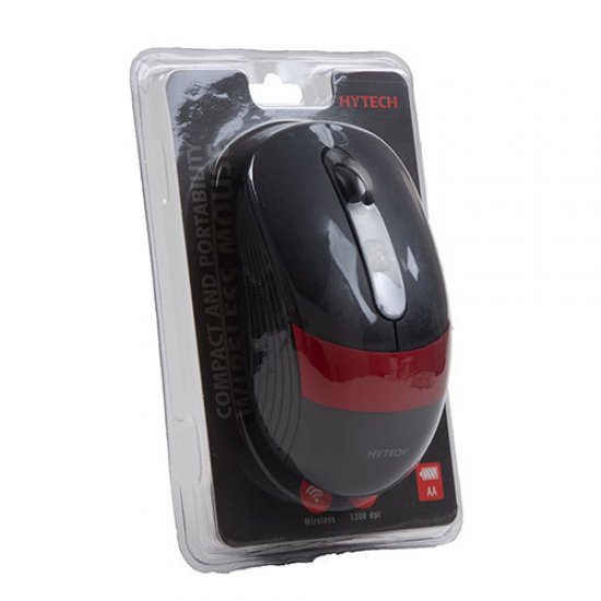 Hytech HY-M96 2,4 GHz kablosuz Usb Nano Alıcılı Kırmızı/Siyah Mouse