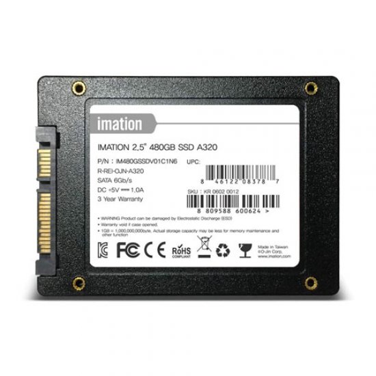 Imation A320 2.5 480GB Ssd Disk SATA3 6GB/s 520-450MB/s