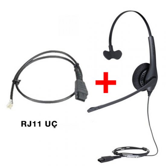 JABRA Mono QD NC Mikrofonlu Kulaklık BIZ 1500