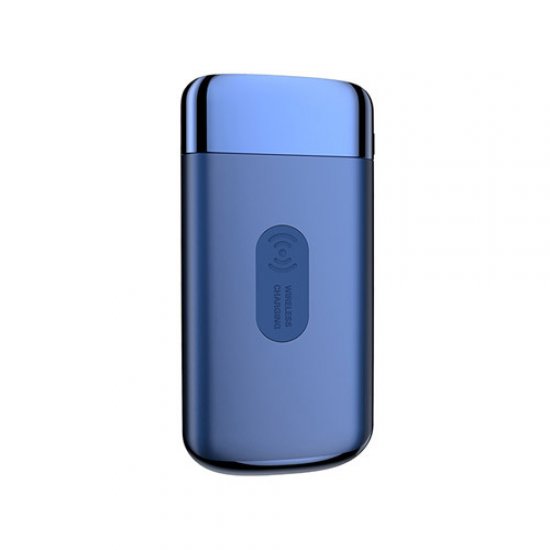 JOYROOM Wireless Şarj 10000 Mah + 2 Usb Çıkış Omelo Kablosuz Powerbank Mavi