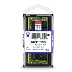 KINGSTON 16GB 2400Mhz DDR4 CL17 Notebook Ram KVR24S17D8/16