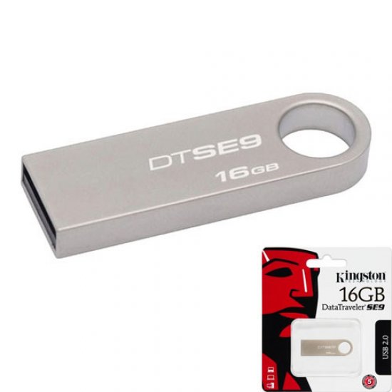 KINGSTON 16GB Metal Usb 2.0 Flash Disk DTSE9H/16GB